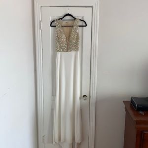 White Prom dress